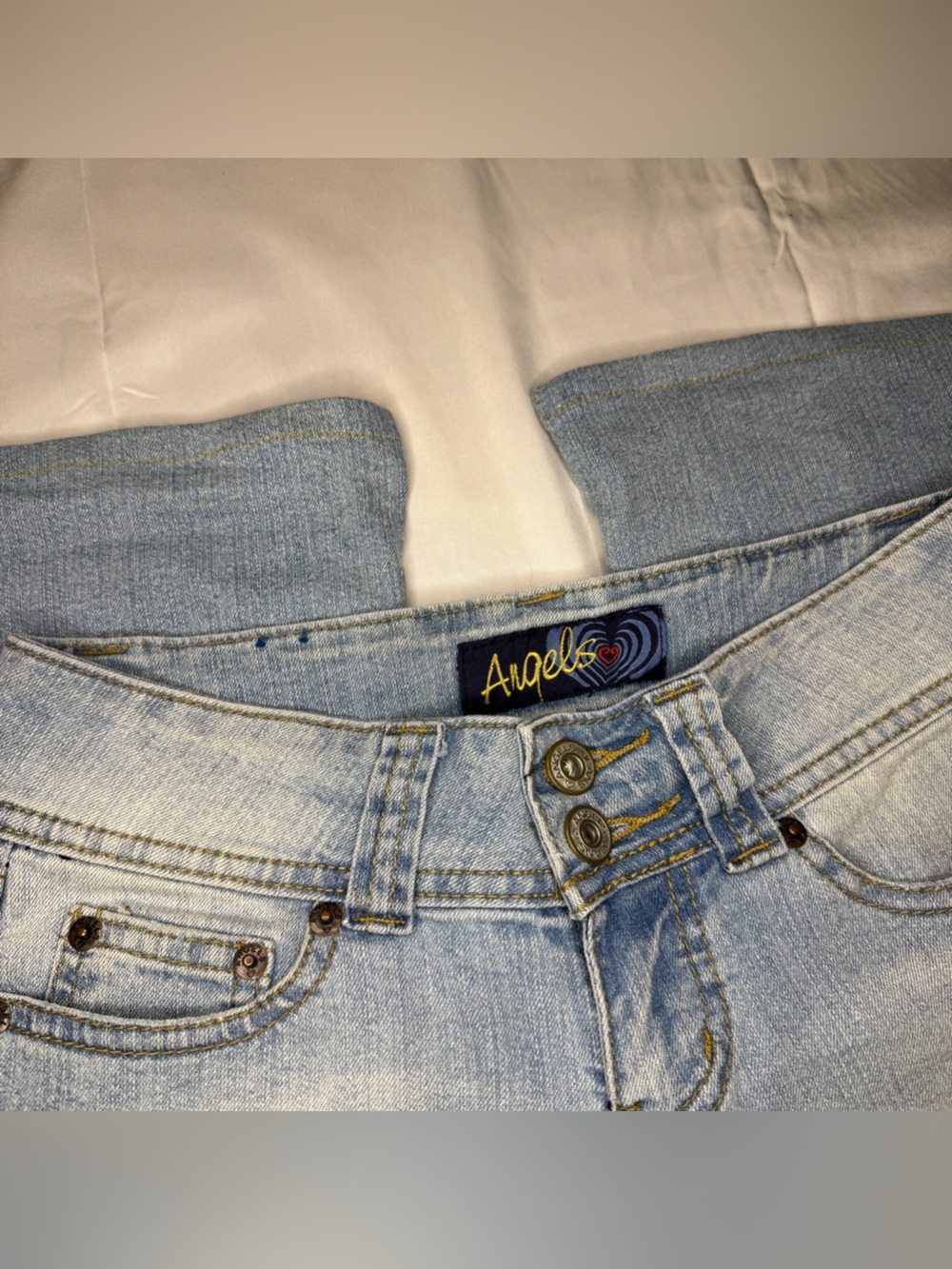 Y2K Angels Low Rise Flare Jeans - Picture 4 of 10